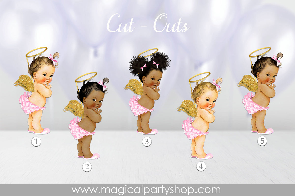 Baby Shower Cupcake Toppers Queen Bee Princess Ruffle Pants Yellow Bla –  Magical Party Shop