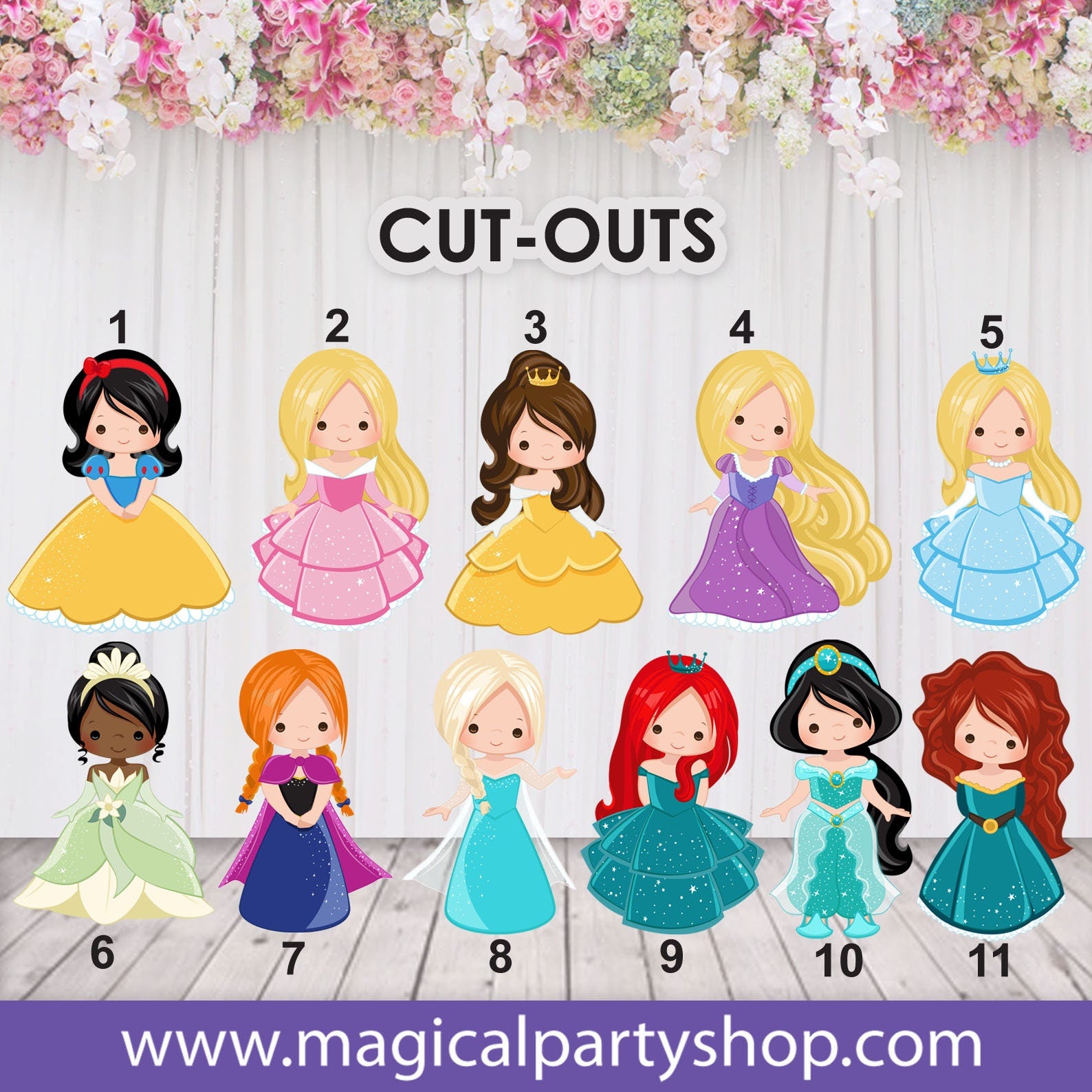 It's The Princess Birthday Cake Topper 1ct - Party Store Miami FL | Same  Day Delivery